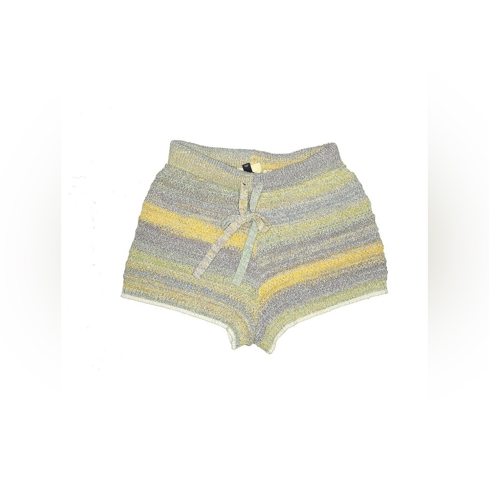 Universal Thread Multicolored Striped Print Short… - image 1